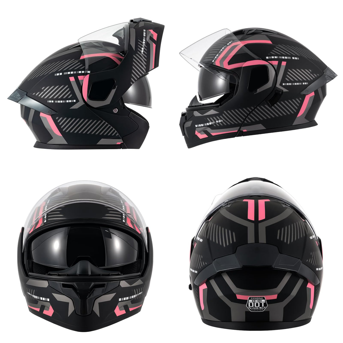 Modular Flip-Up Full Face Motorcycle Helmet N587