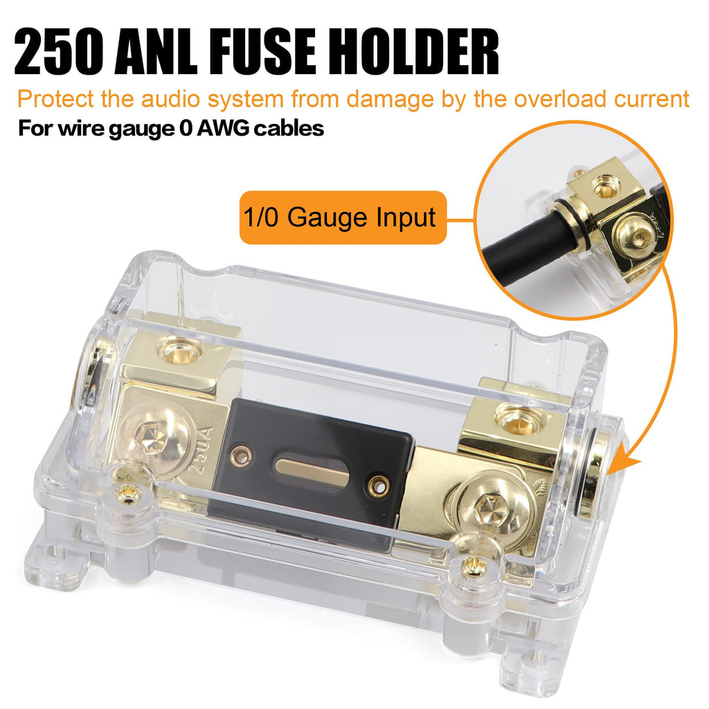 0 Gauge OFC Amp Wiring Kit L12259