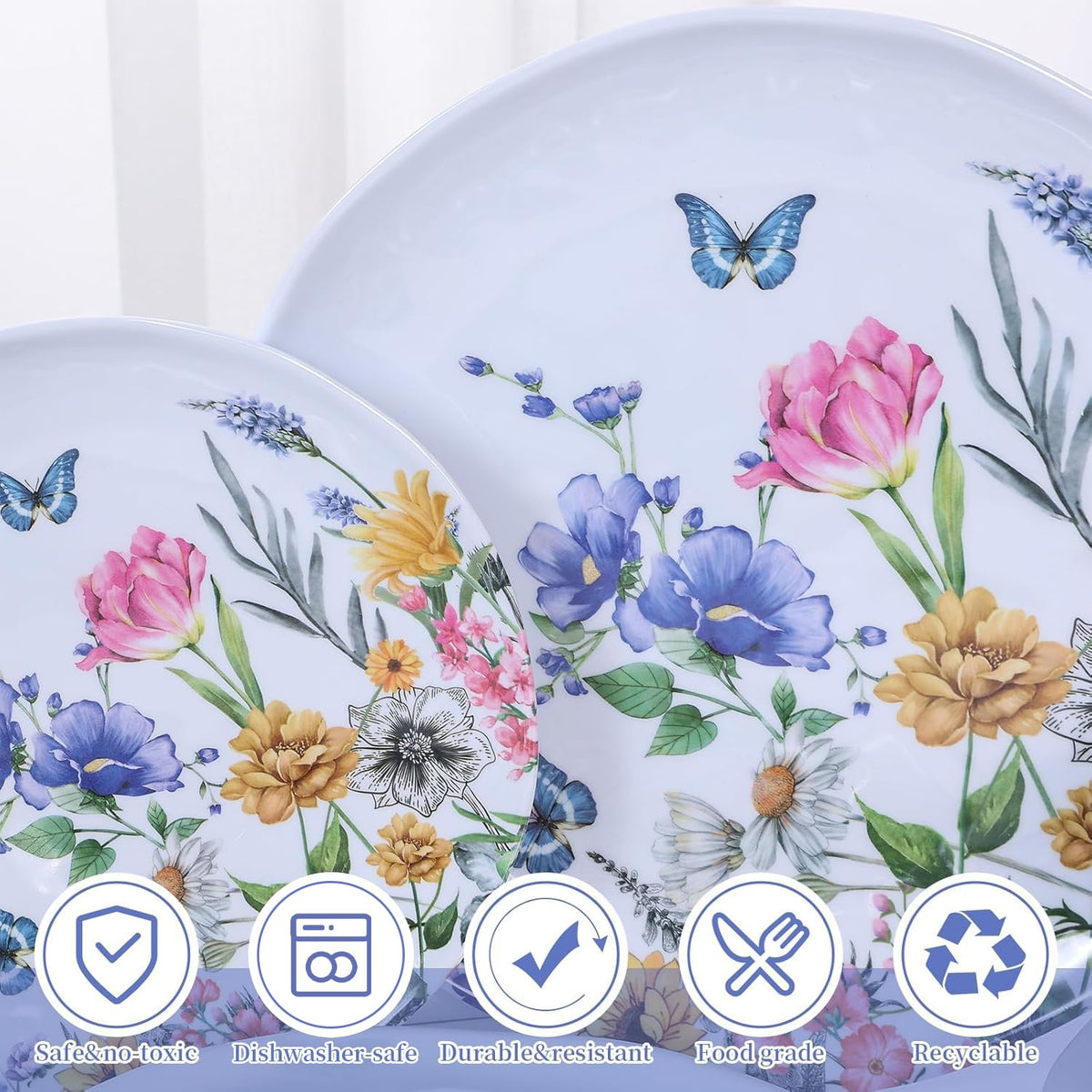 12-Piece Melamine Dinnerware Set V513389