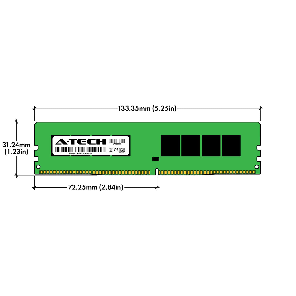 16GB DDR4 2133 MHz CL15 Non-ECC Desktop RAM B81513