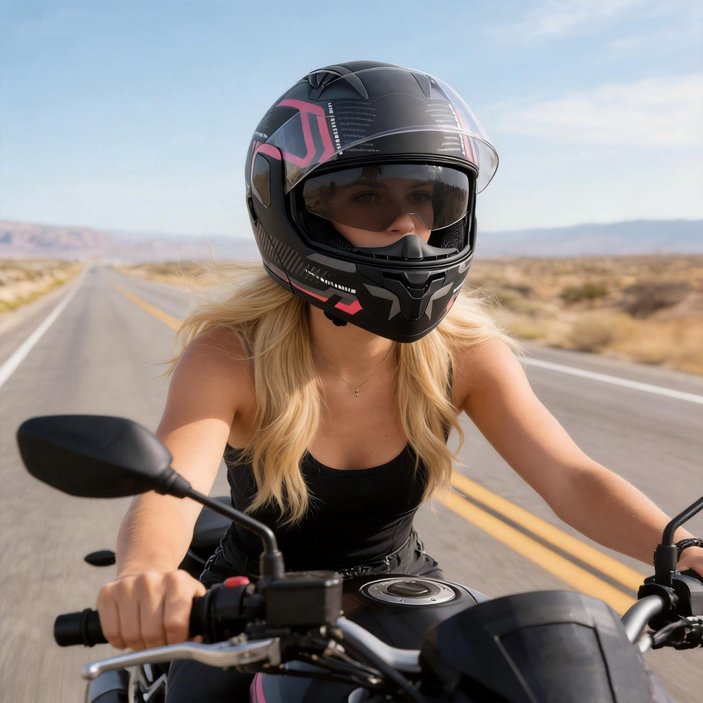 Modular Flip-Up Full Face Motorcycle Helmet N587