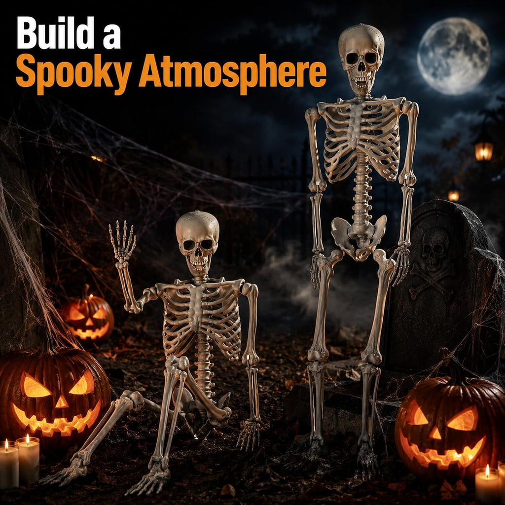 5.4 ft Full Body Plastic Skeleton Prop Q3214