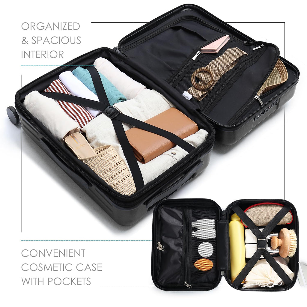 20 Inch Carry On Luggage with Wheels G58676