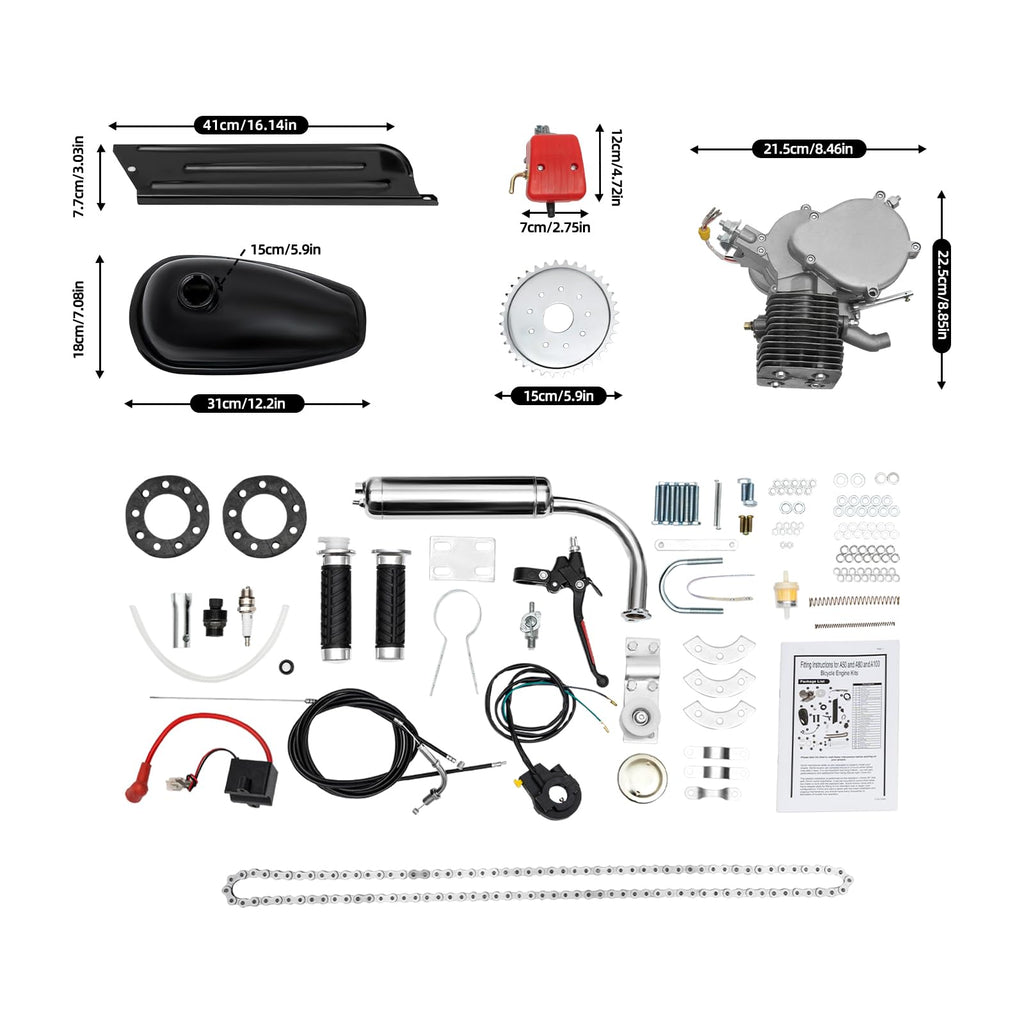 100CC 2-Stroke Bicycle Engine Kit I765
