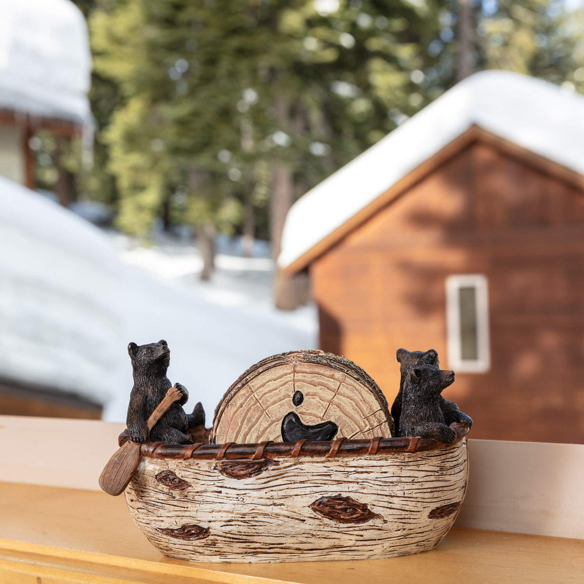 Bear Coasters Set of 6 J9975