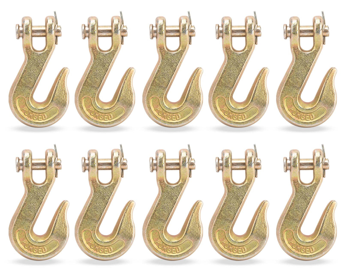 3/8" Grade 70 Clevis Grab Hook 10 Pack E48744