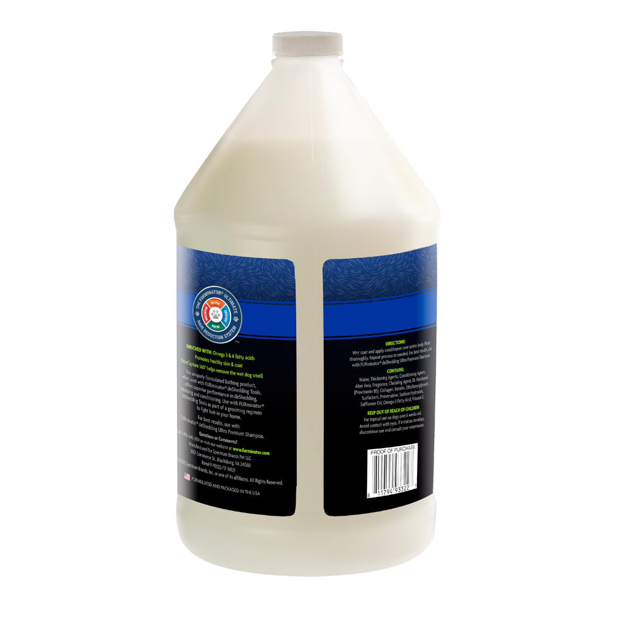 Premium deShedding Dog Conditioner 1 Gal with Pump M145897