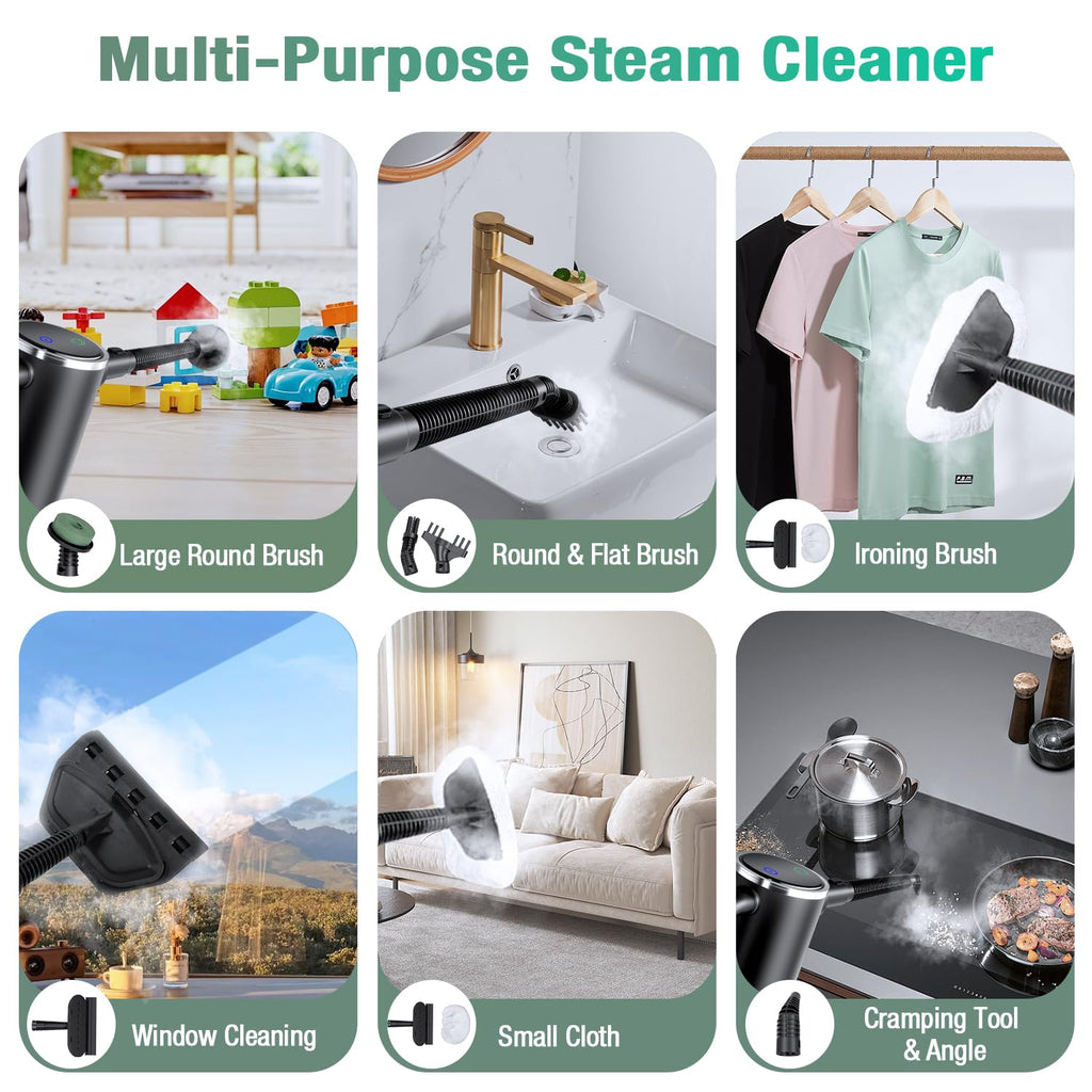11-in-1 Detachable Handheld Steam Mop A892526