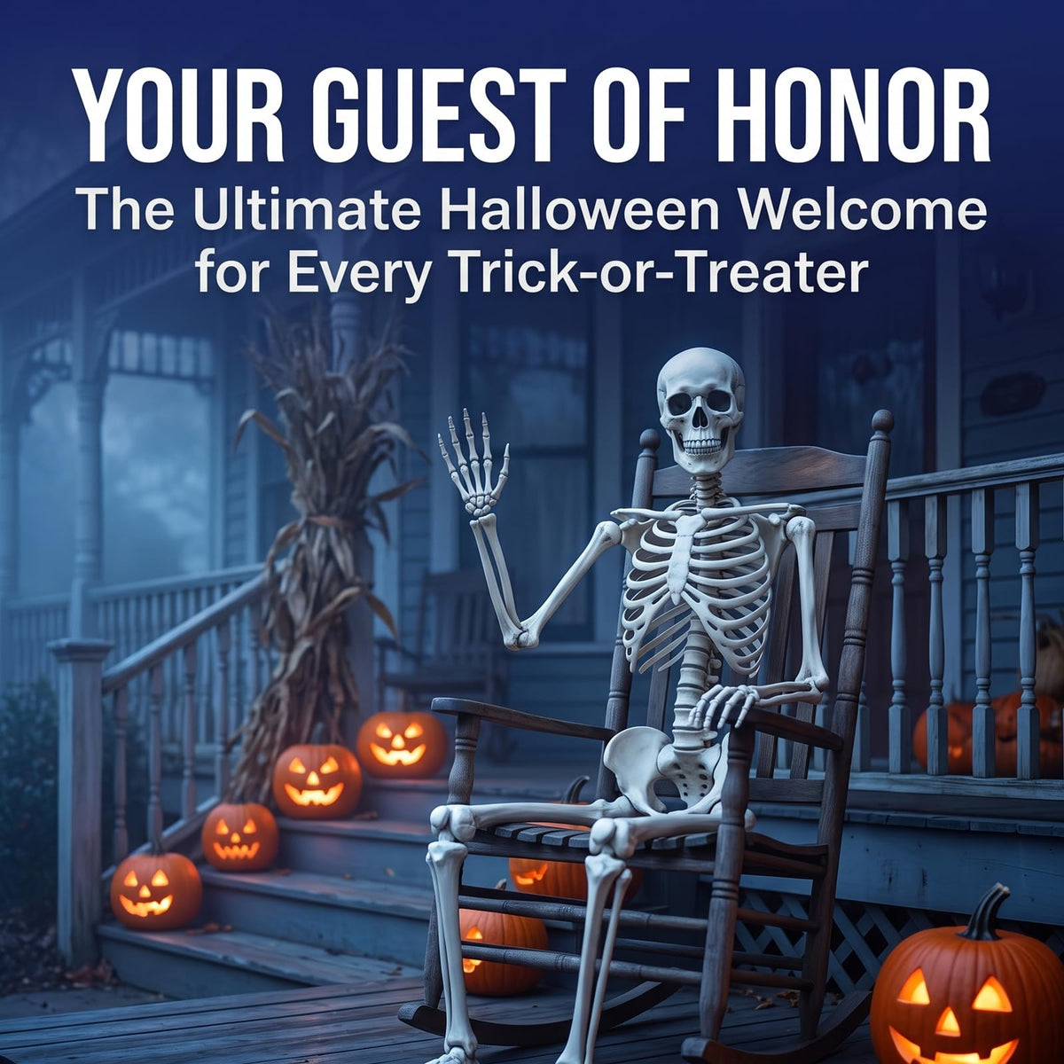 Life Size Posable Skeleton Halloween Decoration S49208