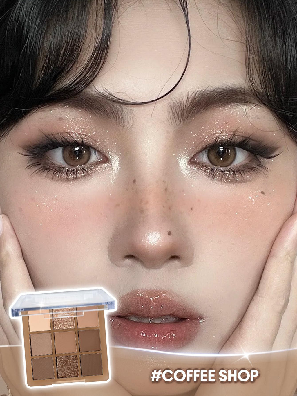 9-Color Shimmer & Matte Eyeshadow Palette U954090
