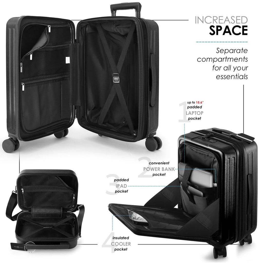 20 Inch Carry On Luggage with Wheels G58676