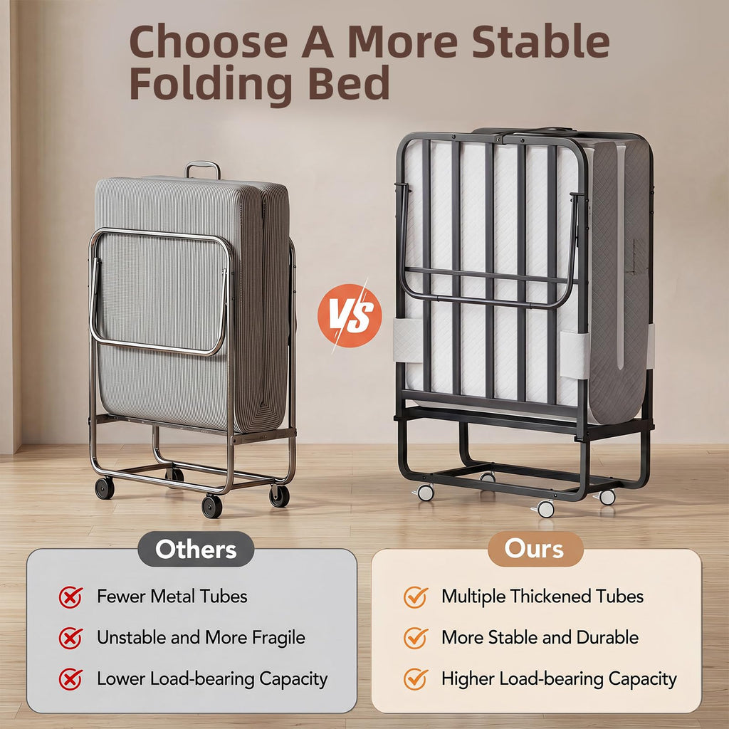 Adjustable Folding Bed with Mattress C540