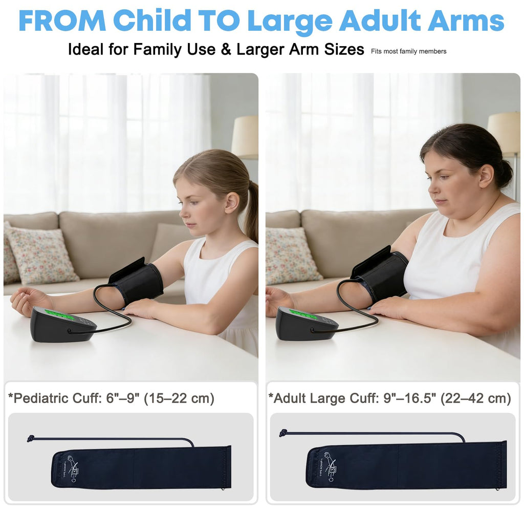 Blood Pressure Monitor with 2 Size Cuffs Q4302