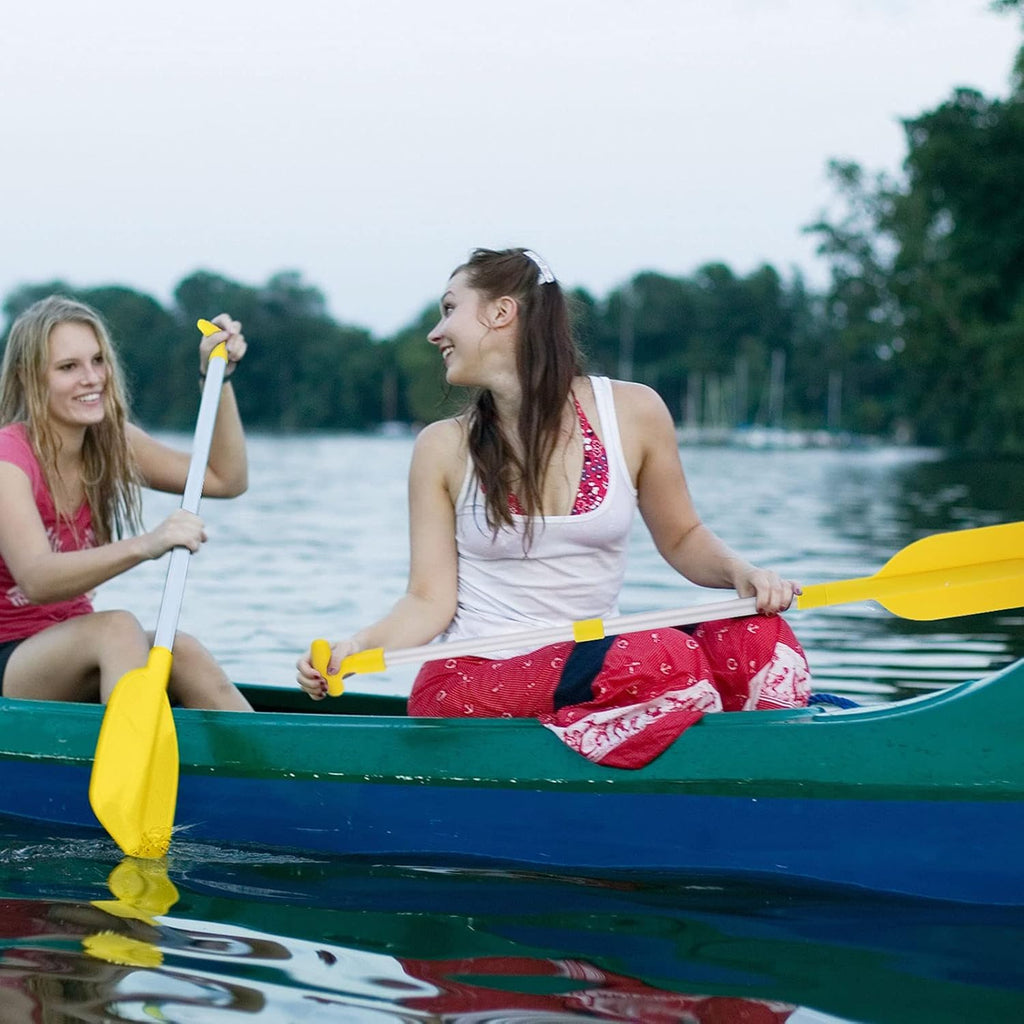 Telescopic Kayak Paddle 2Pcs Plastic Aluminum Canoe Oar M416