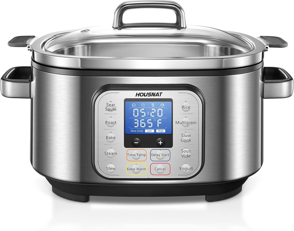 6 Quart Programmable Stainless Steel Slow Cooker B535