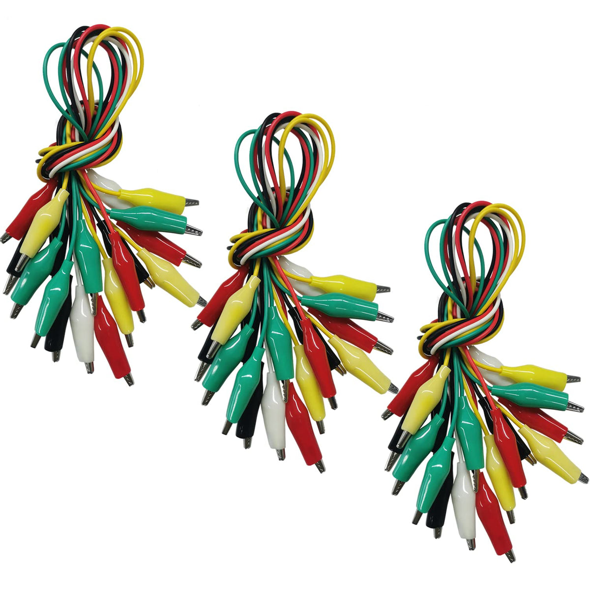 30 PCS Alligator Clips Test Leads Jumper Wires A3584