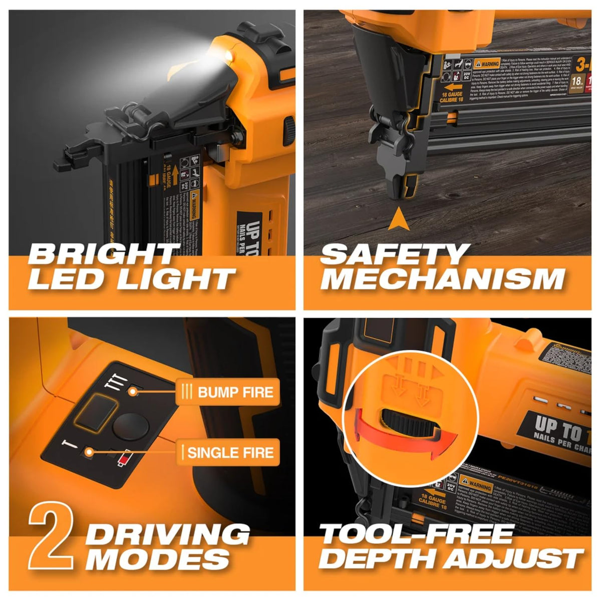 Cordless 3-in-1 Nailer Kit W6203