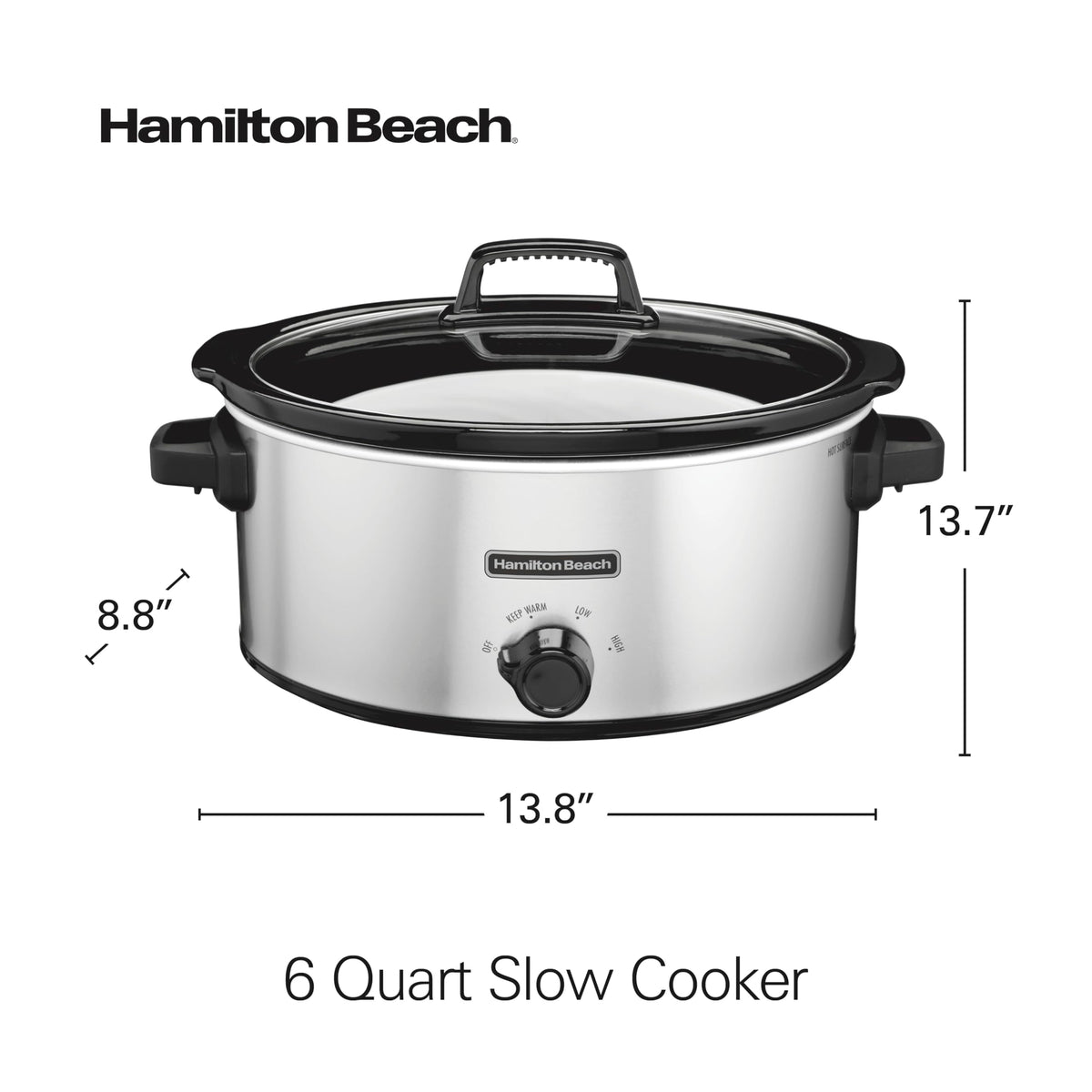 6 Quart Slow Cooker F9393