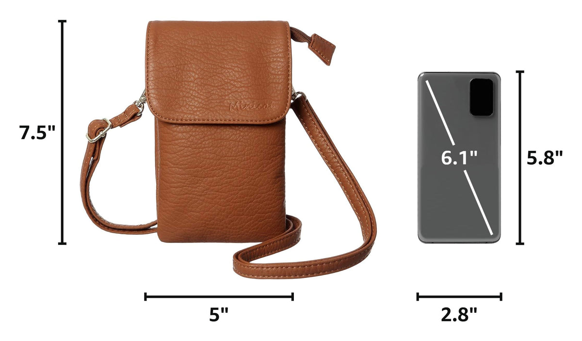 Small Vegan Leather Crossbody Bag R134246
