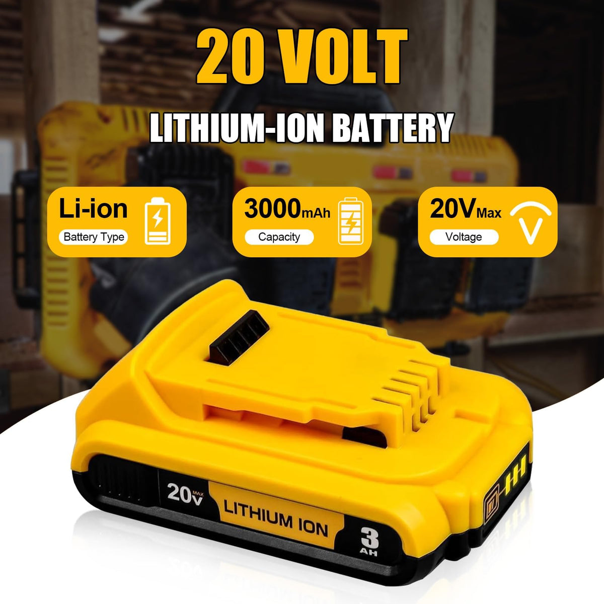 20V Lithium-ion Battery 2Pack W321