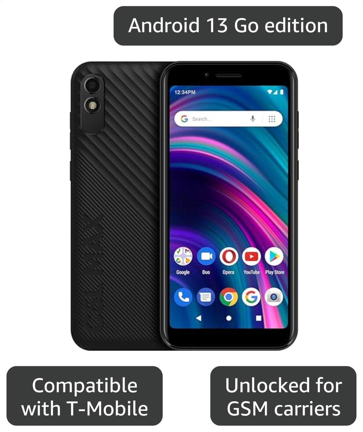 GSM Unlocked 5.7” Display 16/2GB Black P67559