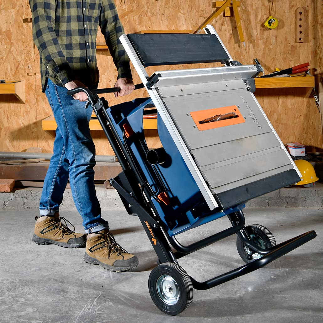 Portable Foldable Table Saw Stand with 8 Inch Wheels F2444