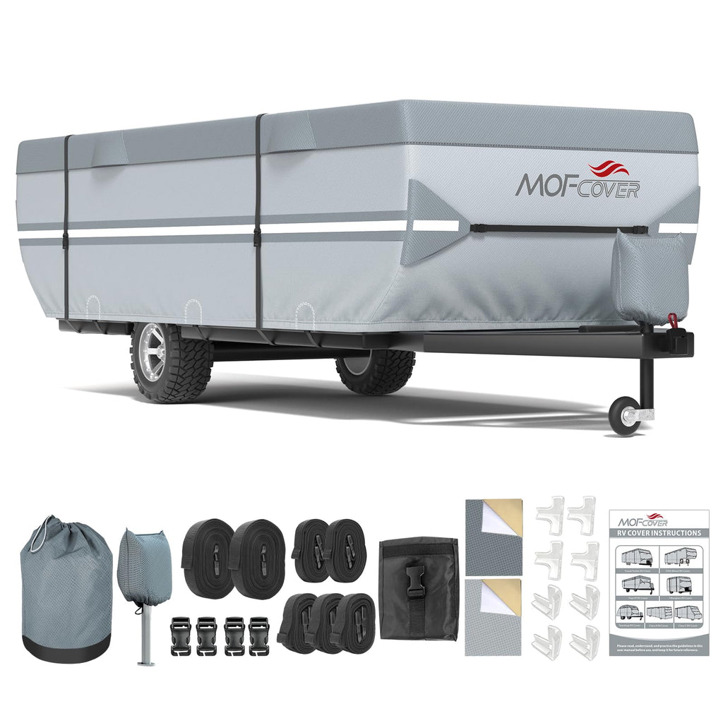 9 Layers Rip-Stop 14-16ft Pop Up Camper Cover P14351