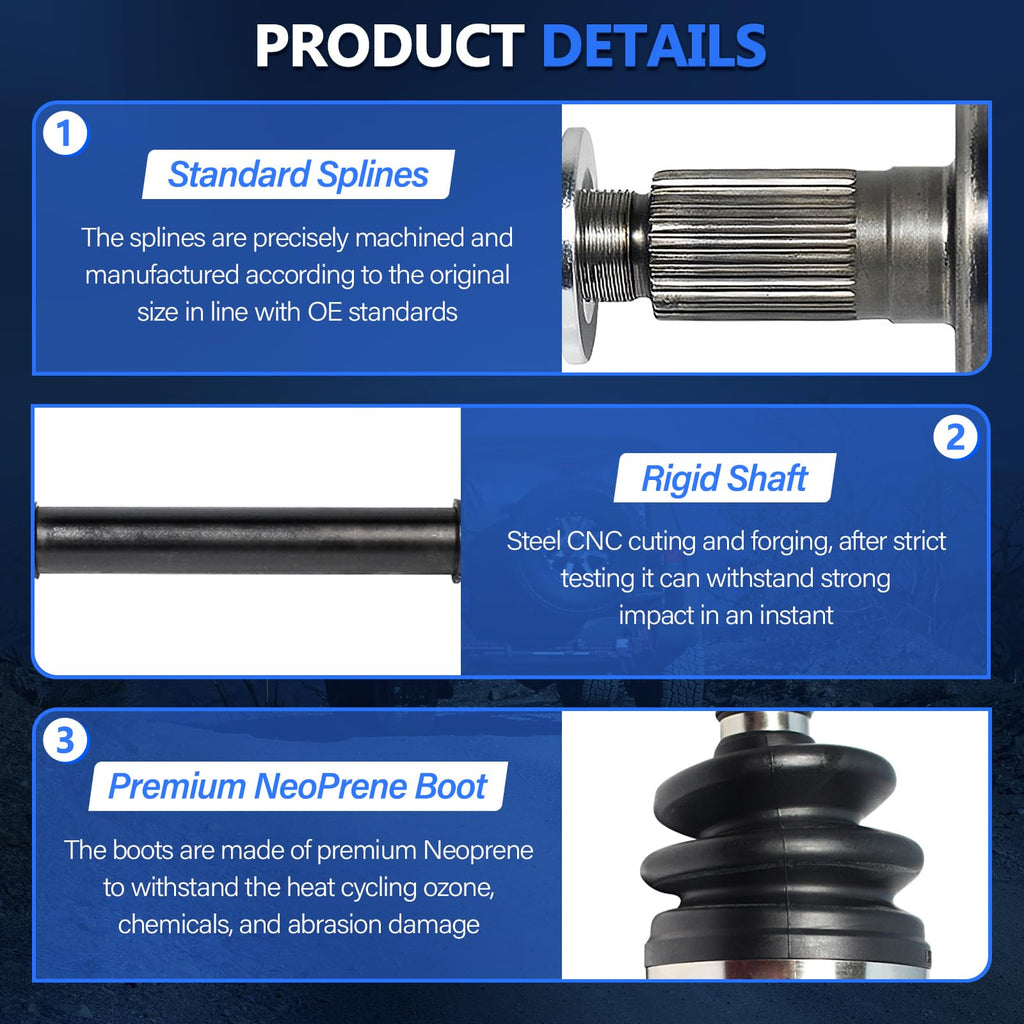 CV Axle Joint Assembly Front V484386