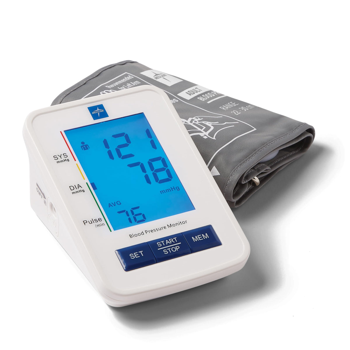 Digital Blood Pressure Monitor with Adult Upper Arm Cuff E9933