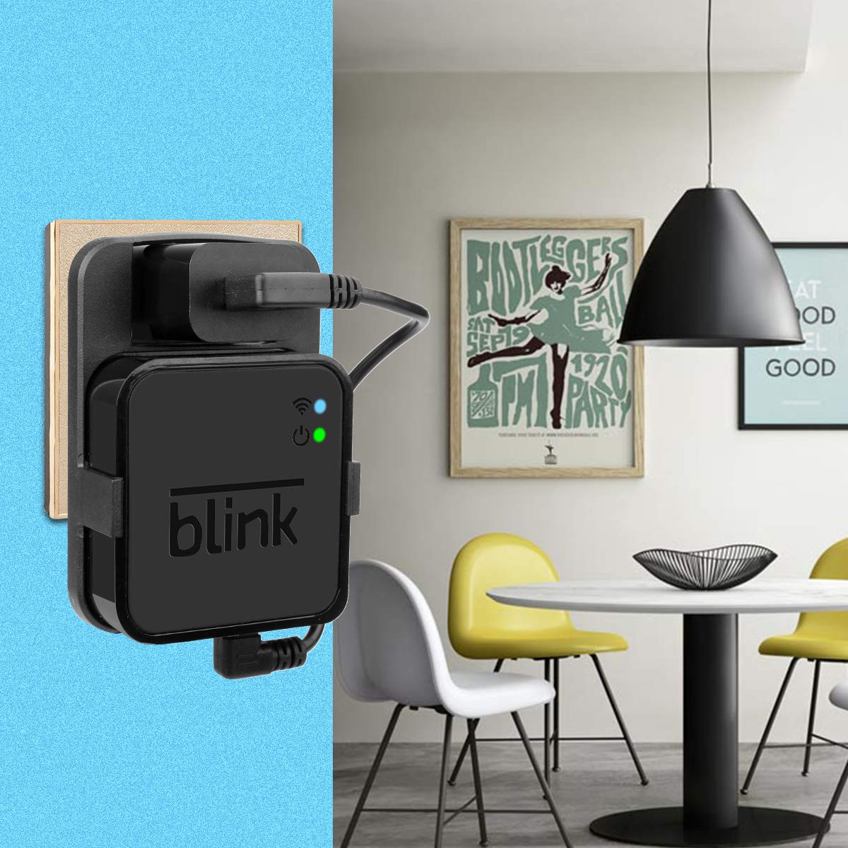 Wall Mount Bracket Holder for Camera (Black) I31300