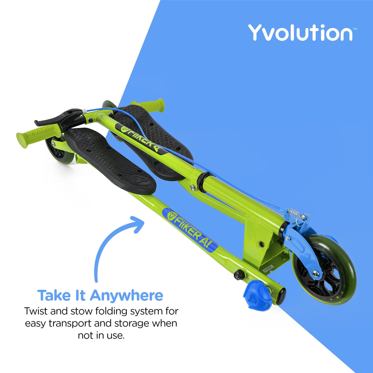 3-Wheel Wiggle Scooter with Hand Brake K8310