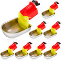 8 Pack Stainless Steel Auto Fill Chicken Waterer Cups Z241