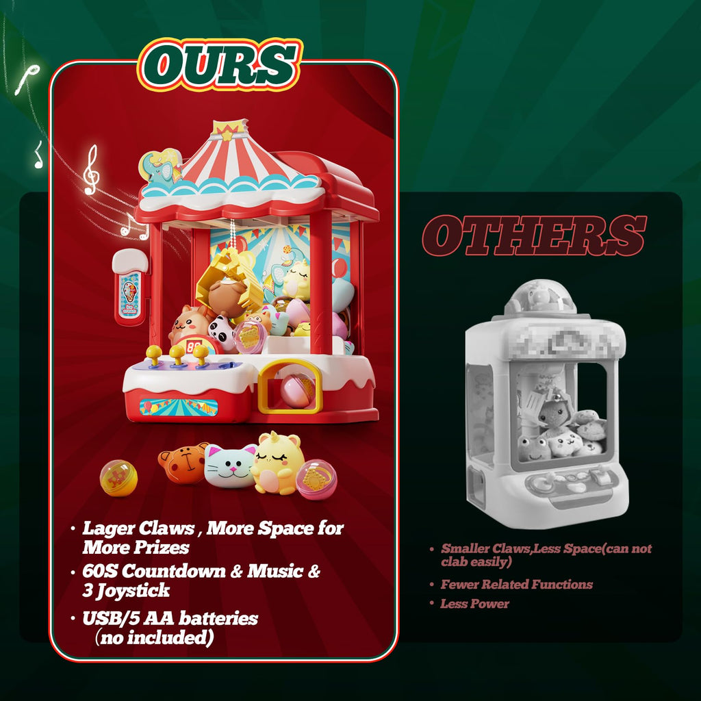 Claw Machine with 30 Mini Prizes N86950