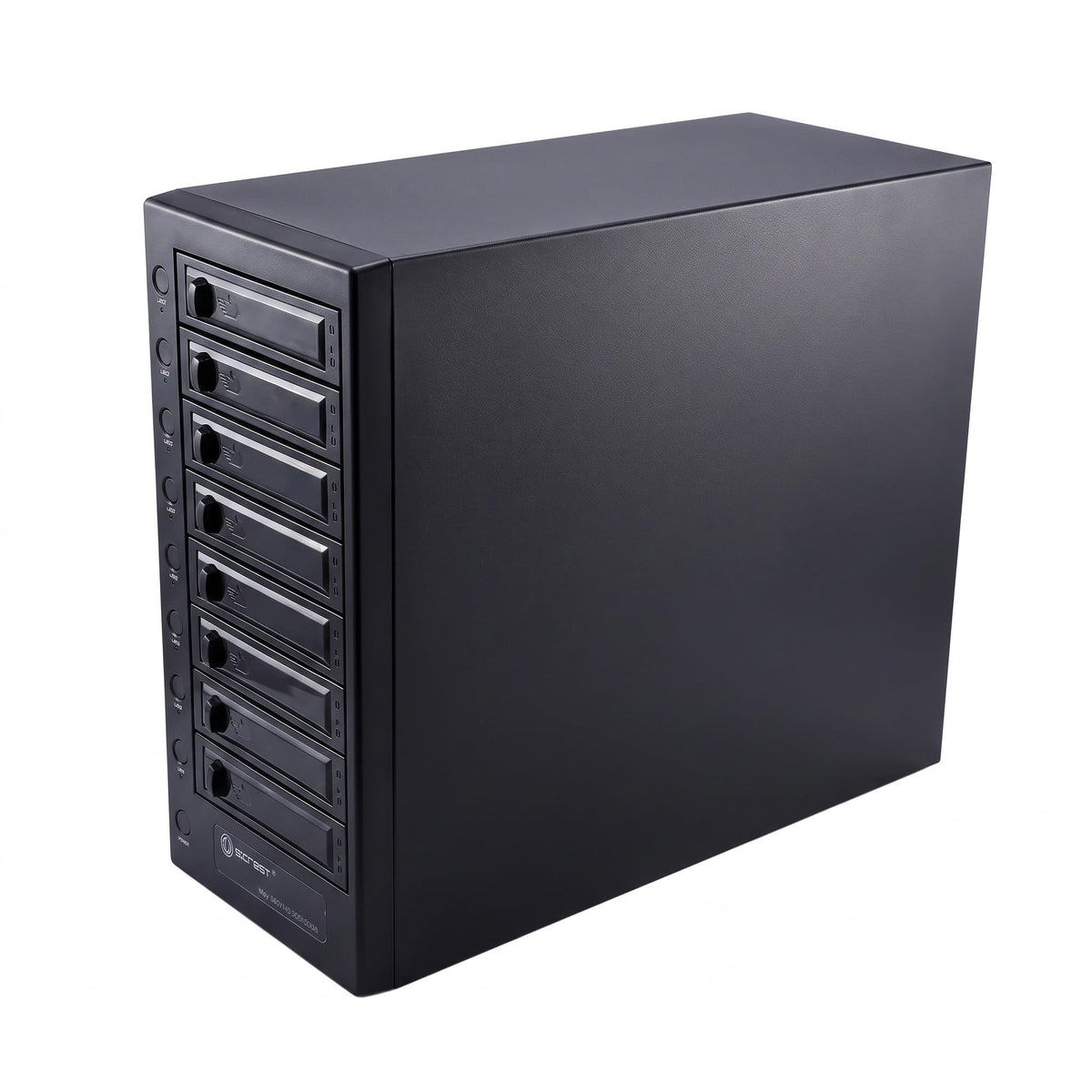 USB 4.0 40Gbps Type-C 8 Bay 2.5 Inch and 3.5 Inch SATA Hard Drive Enclosure U759