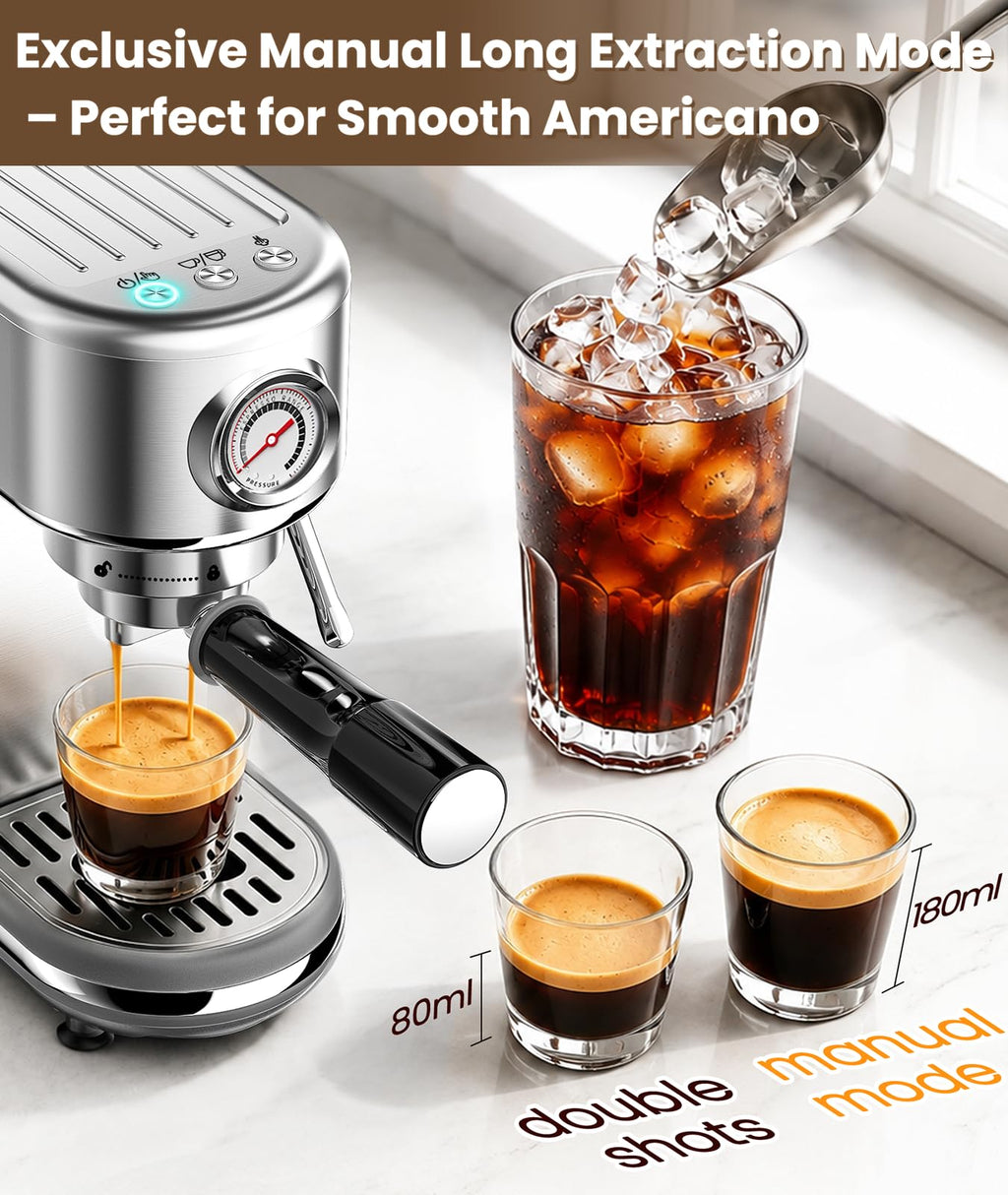 20 Bar Espresso Machine with Milk Frother R74068