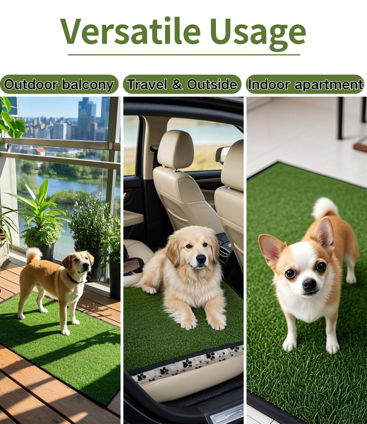 Reusable Washable Grass Pad for Dogs A71868