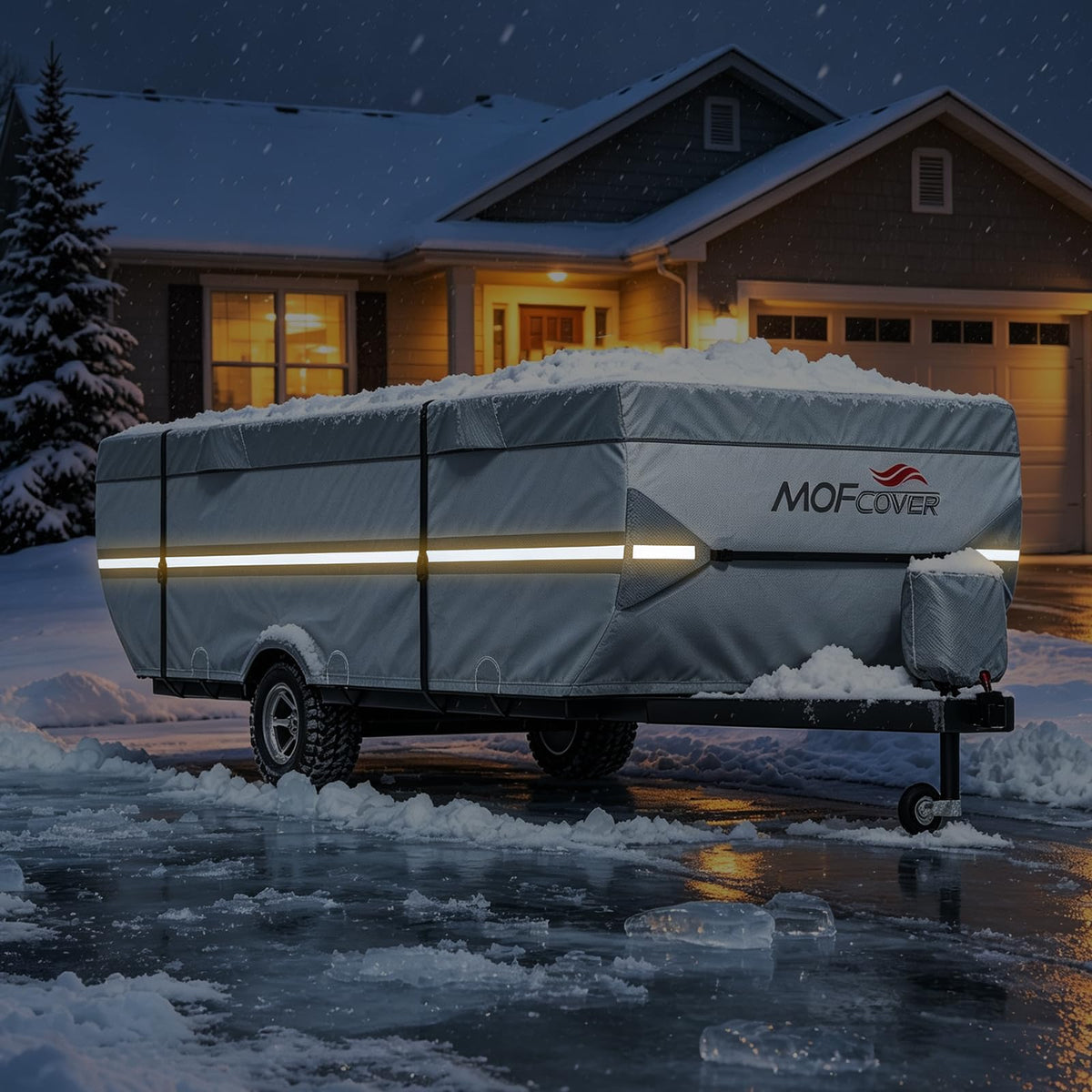 9 Layers Rip-Stop 14-16ft Pop Up Camper Cover P14351