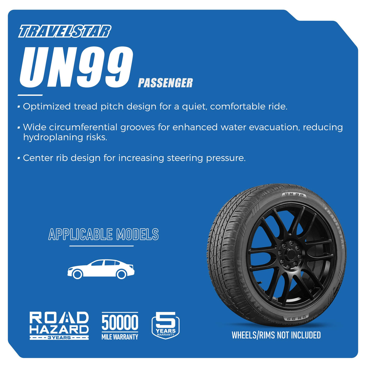 Set of 4 195/65R15 91H All Season Radial Car Tire J2048