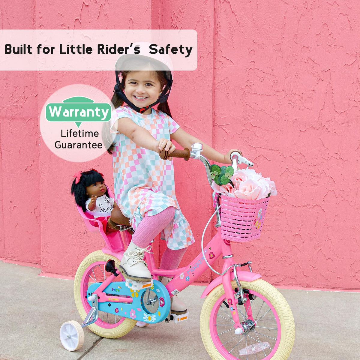 12-20 Inch Kids Bike with Training Wheels L5476