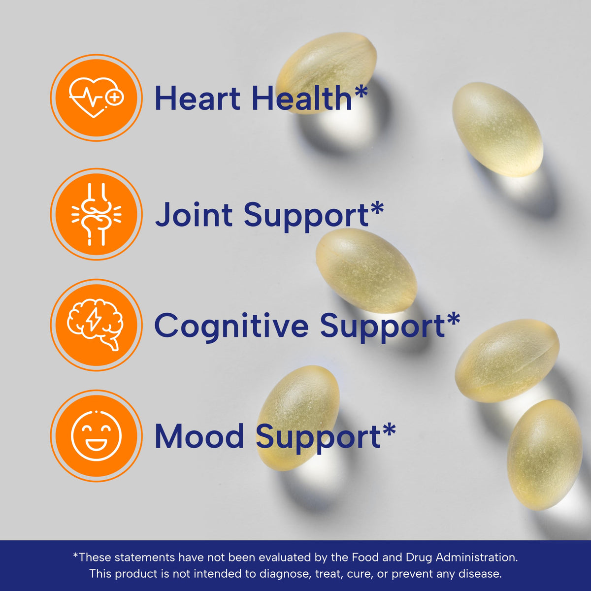 500 mg EPA Omega-3 Fish Oil Softgels, Pack of 2 N4974