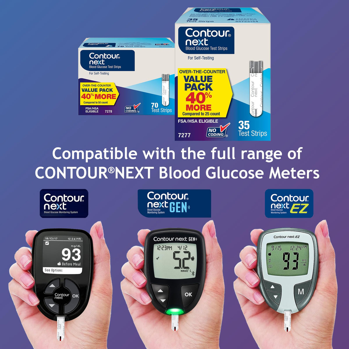 Blood Glucose Test Strips 105 Count S983106