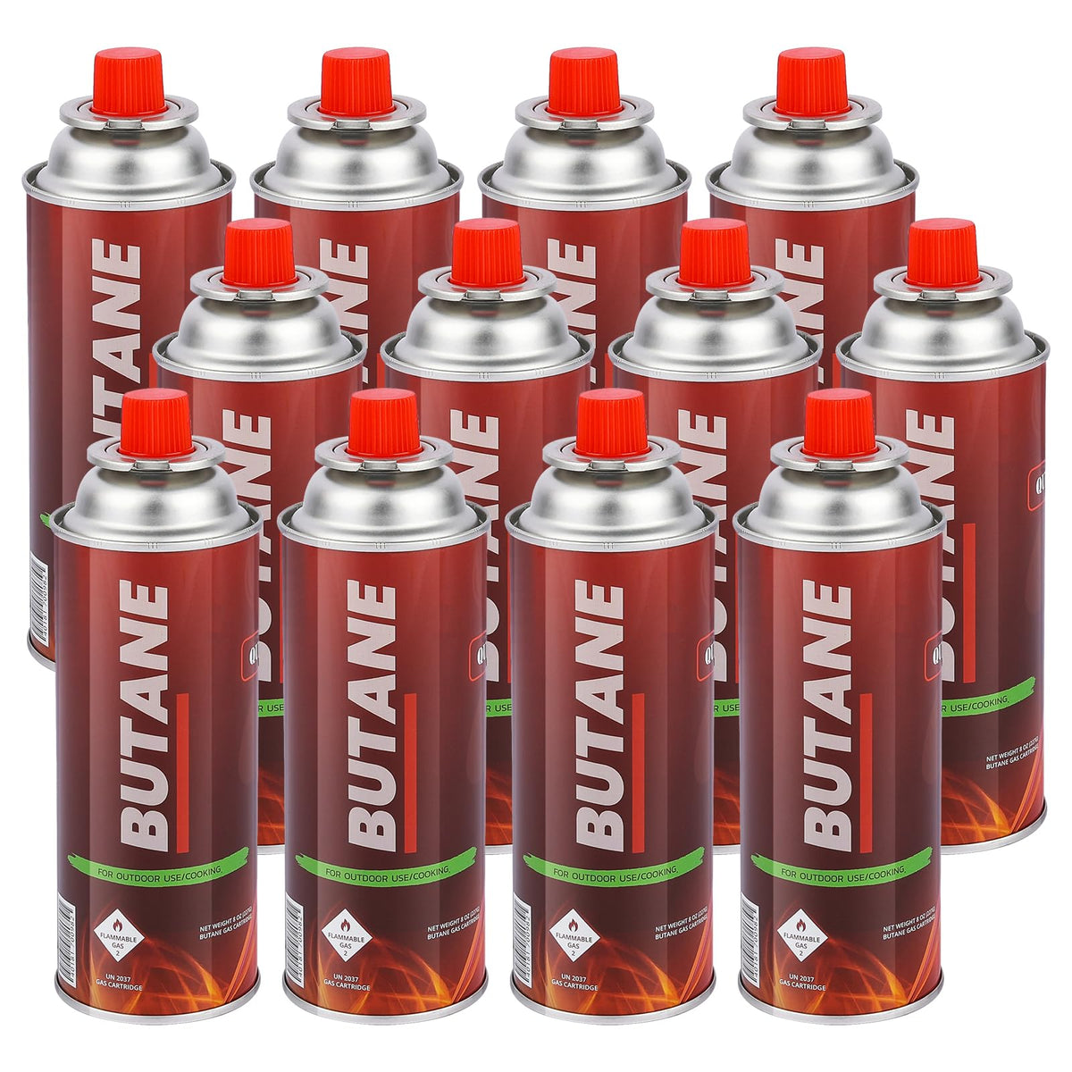 Butane Fuel Canisters 12 Pack H620