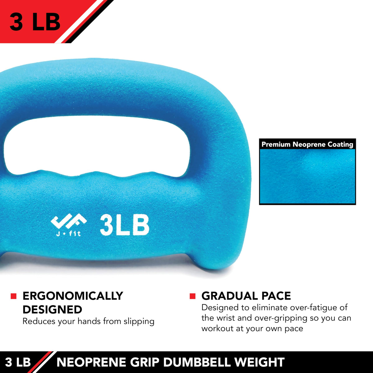 Neoprene Dumbbells 1LB-5LB T34974