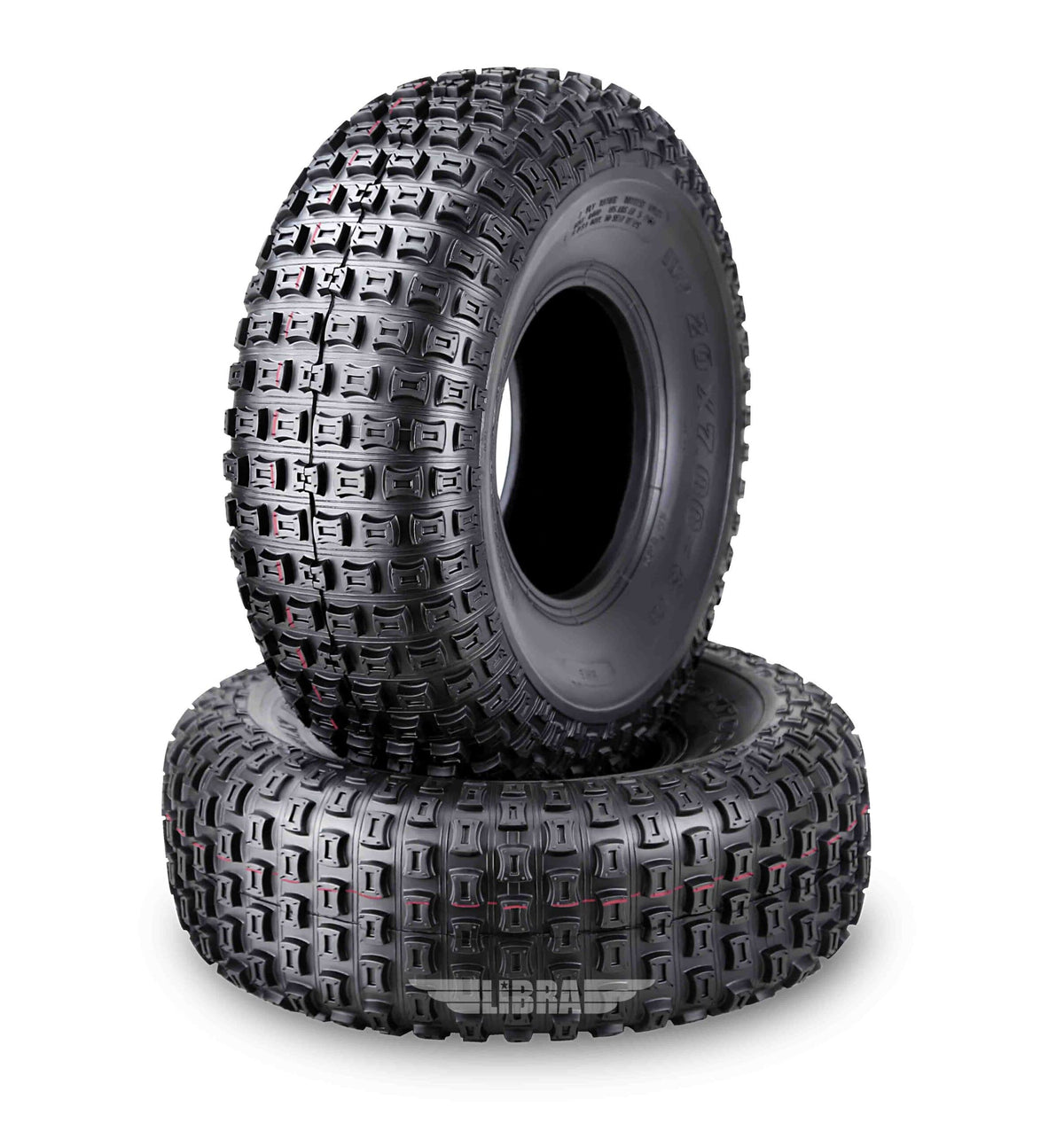 Set 2 ATV Tires 20x7-8 4PR M43356