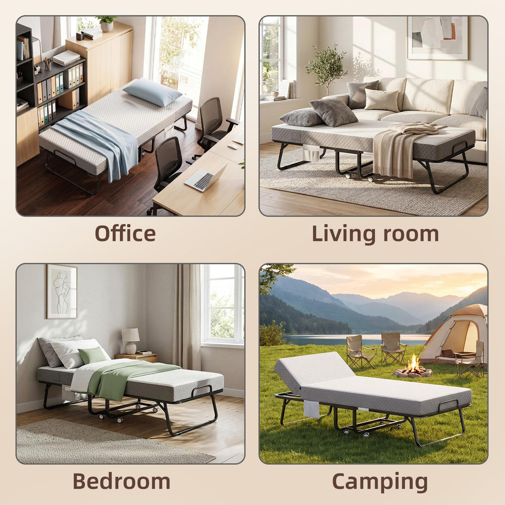 Adjustable Folding Bed with Mattress C540