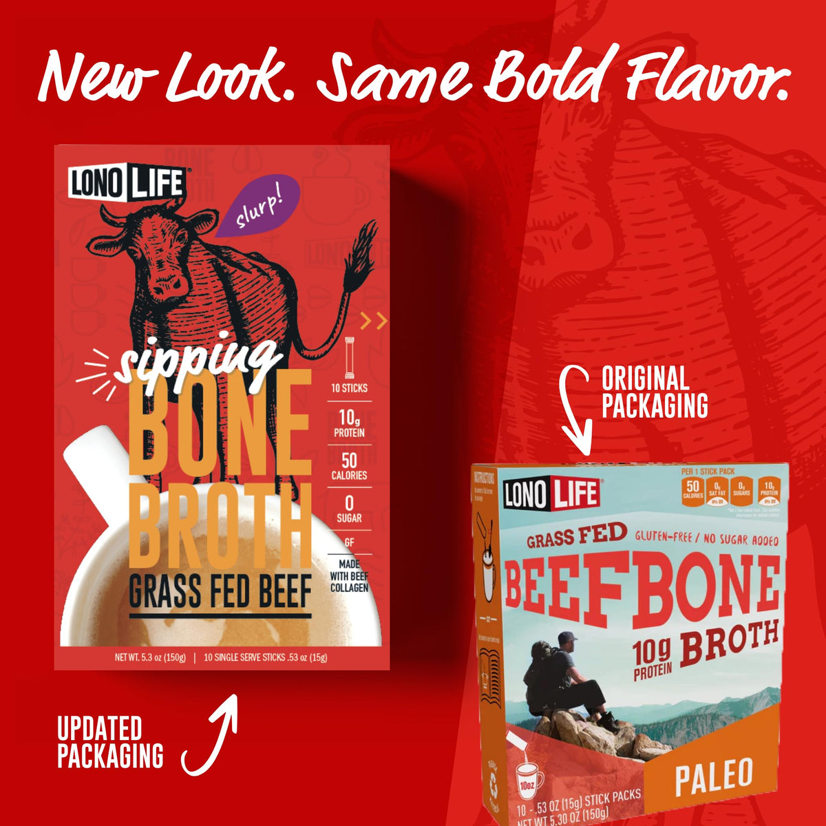 Beef Bone Broth Powder Mix 8oz Y8947
