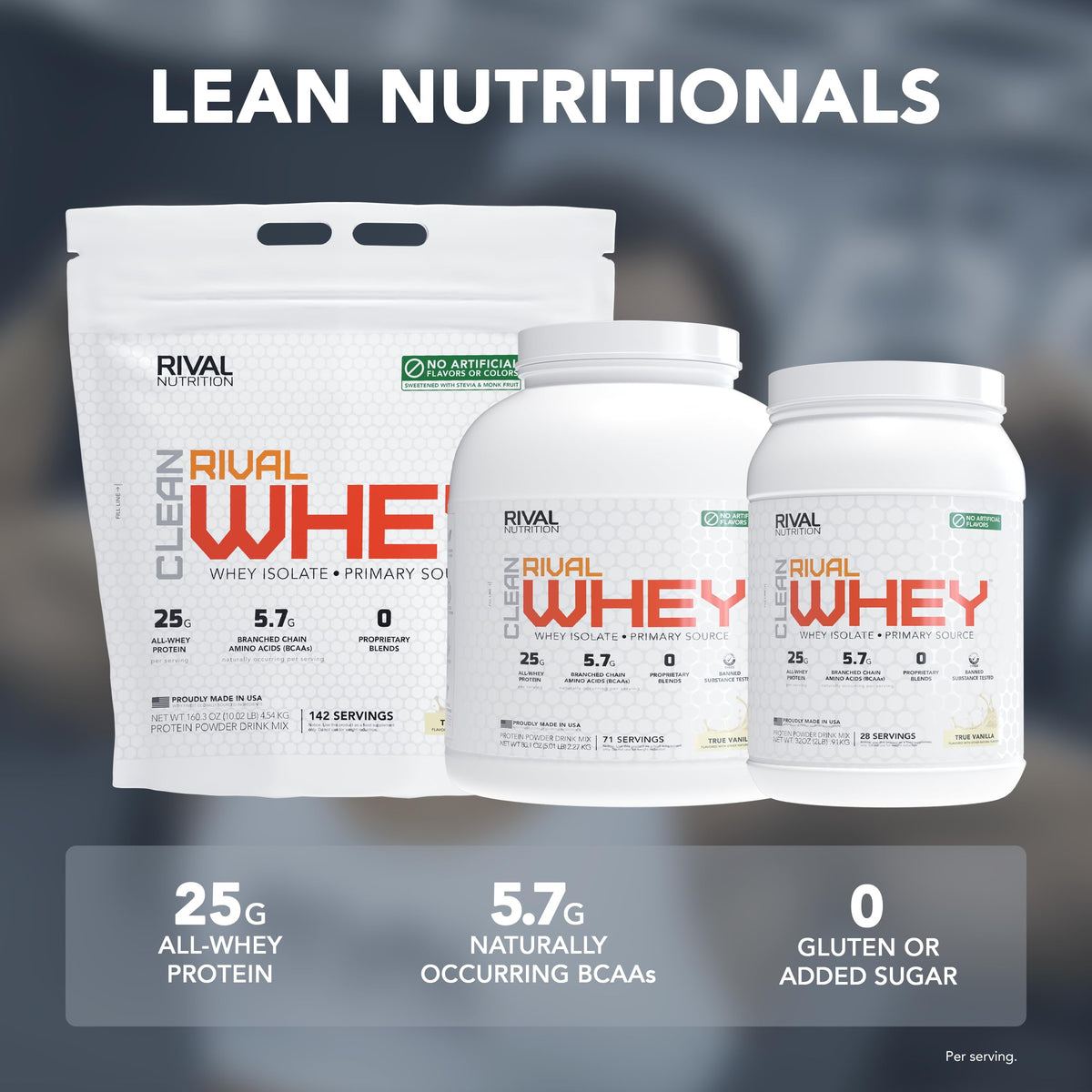 Whey Protein Powder Pure Chocolate 5 lb S6972