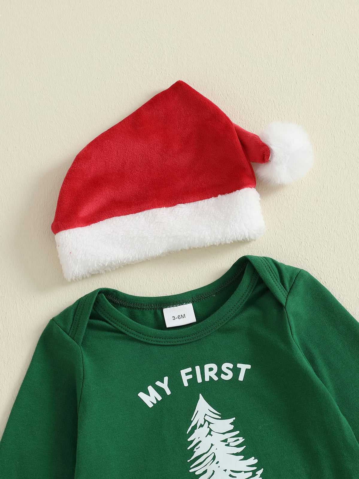 Christmas Baby Boy Outfit Newborn Romper Pant Headband Y2709