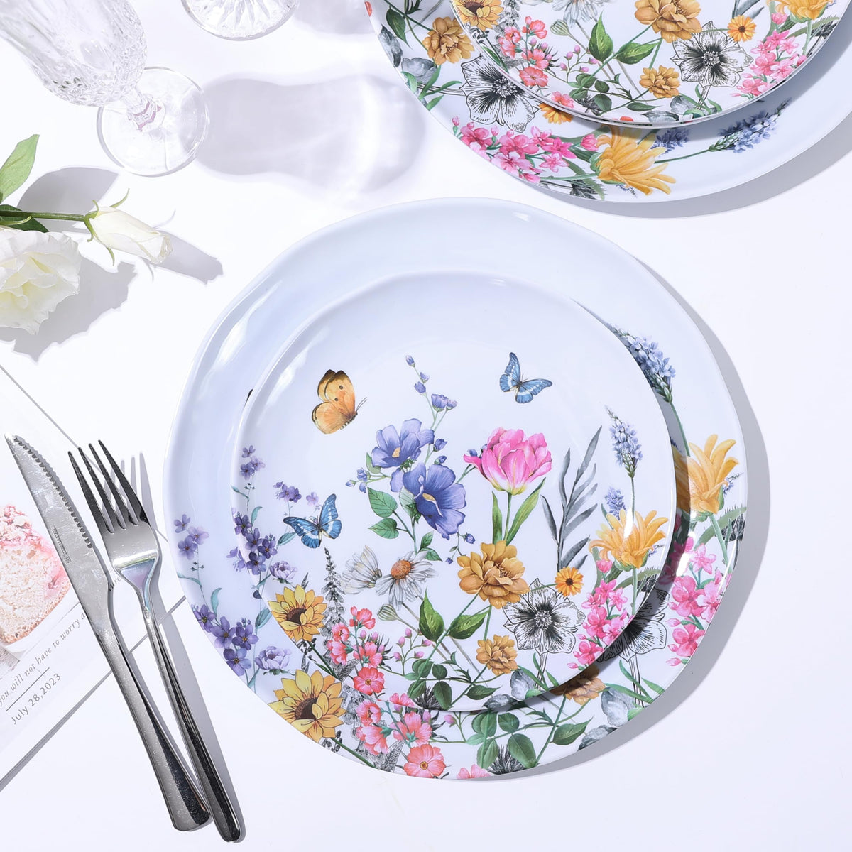 12-Piece Melamine Dinnerware Set V513389