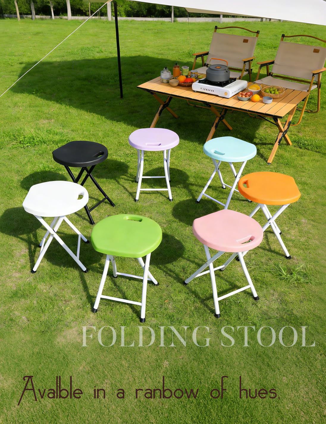 18 Inch Folding Stool with Handle A831